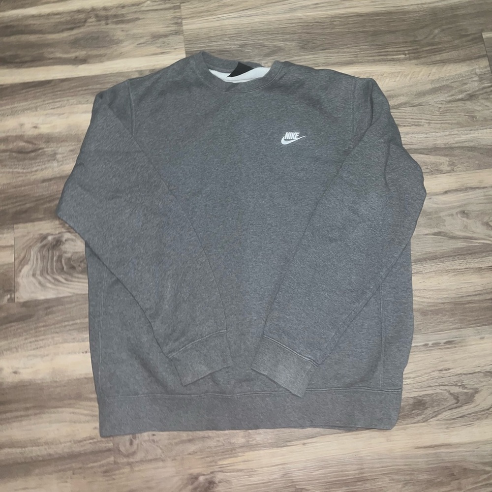 Nike Men's Charcoal Crewneck Sweater
